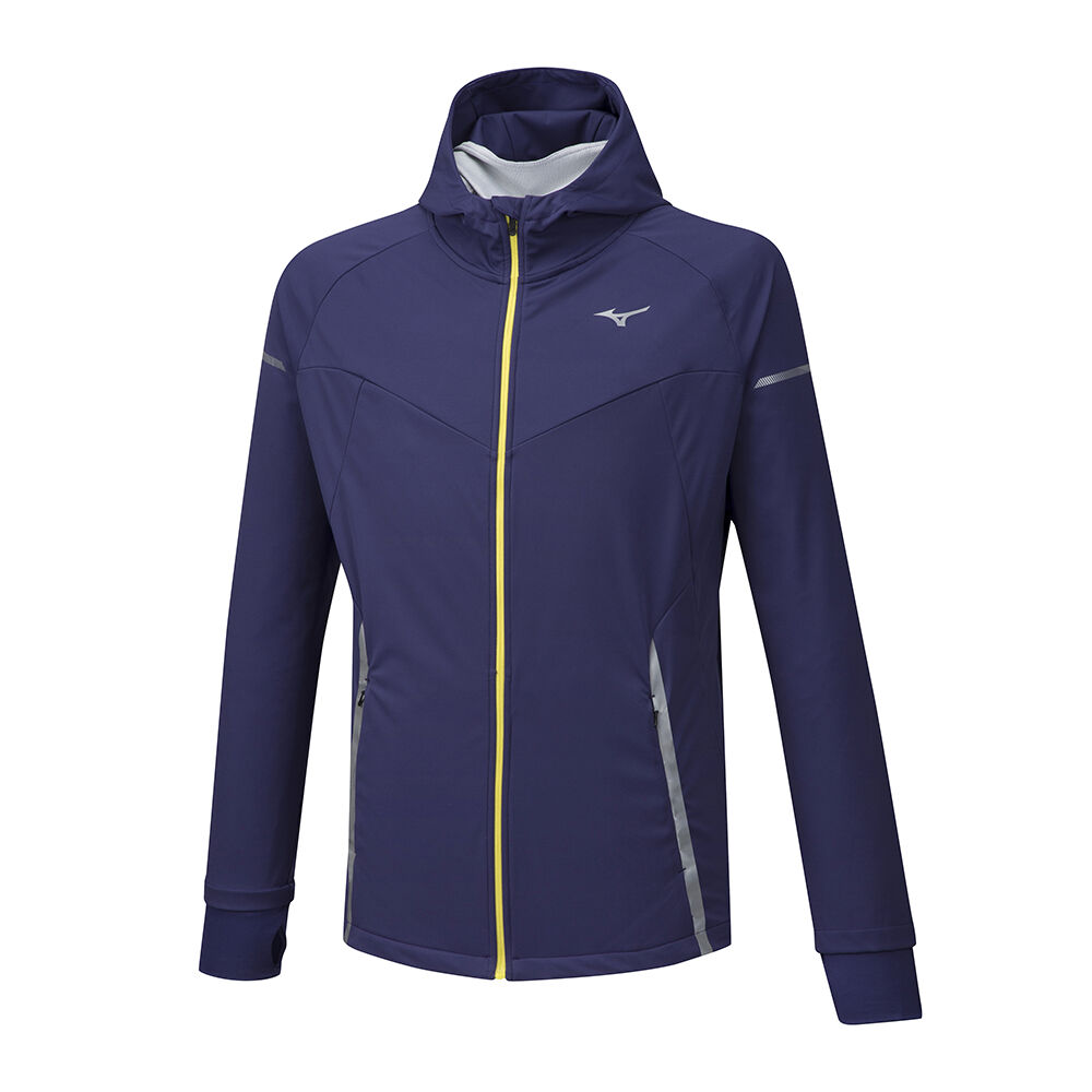 Mizuno Hineri BT Softshell Férfi Jacke MélyLila LSH561837